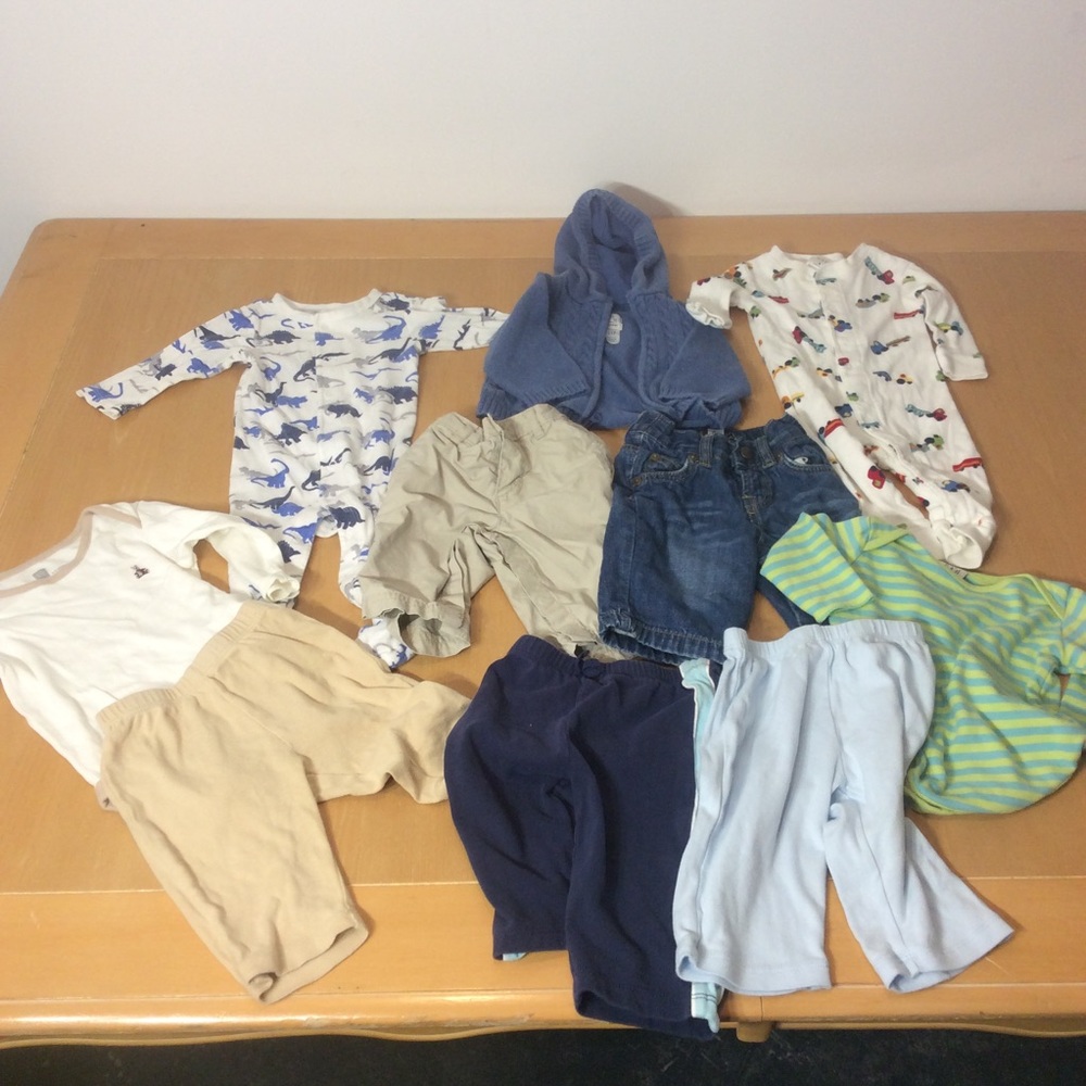 Gap Baby boy sets cotton 10 pieces in set pants, long sleeve,